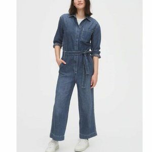Gap Utility Jumpsuit Denim Coveralls Boiler Suit Overalls, size 2 medium indigo